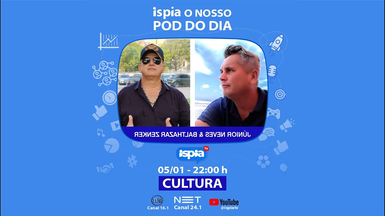 Junior Neves e Balthazar Zenker no Ispia Cultura